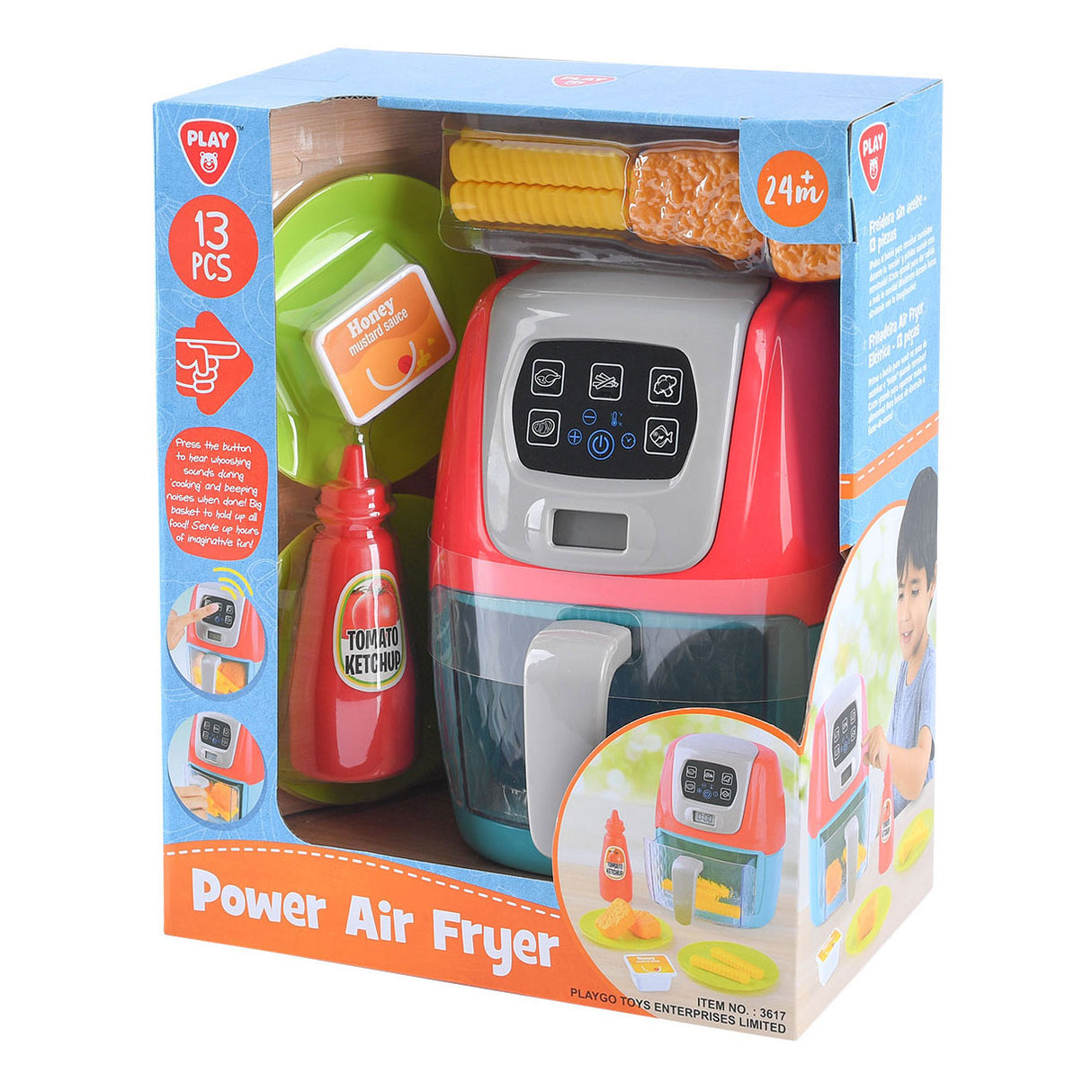 Spill Airfryer Play Set, 13dlg.