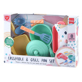 Hrajte smažení Pan a Grill Pan Play Set, 8dlg.