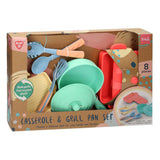 Playgo Bratpfannen- und Grillpfannen-Spielset – 8-teilig.