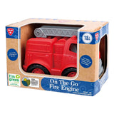 Biobasiertes Feuerwehrauto von Playgo, rot – 28 cm