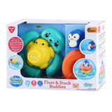 Jouez à la pile de jouets de bain et aux animaux marins flottants, 4dlg.