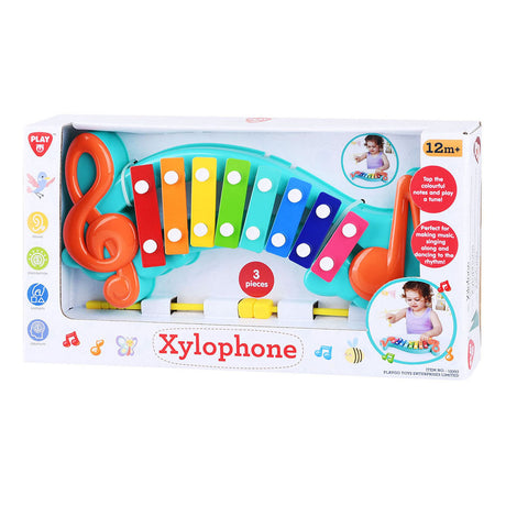 Playgo Xylophon mit Noten – 3-teilig.