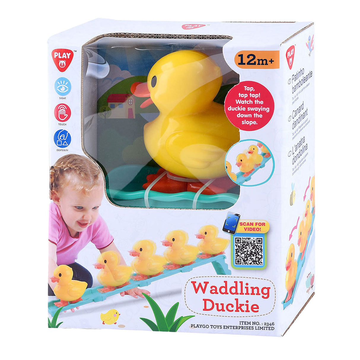 Predvajaj Waddling Duck of the Slope Play Set