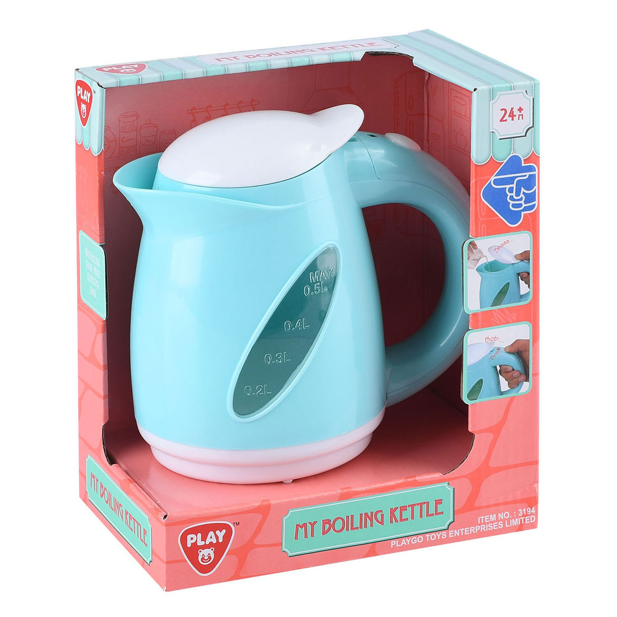 Gioca il mio Kettle Blue White