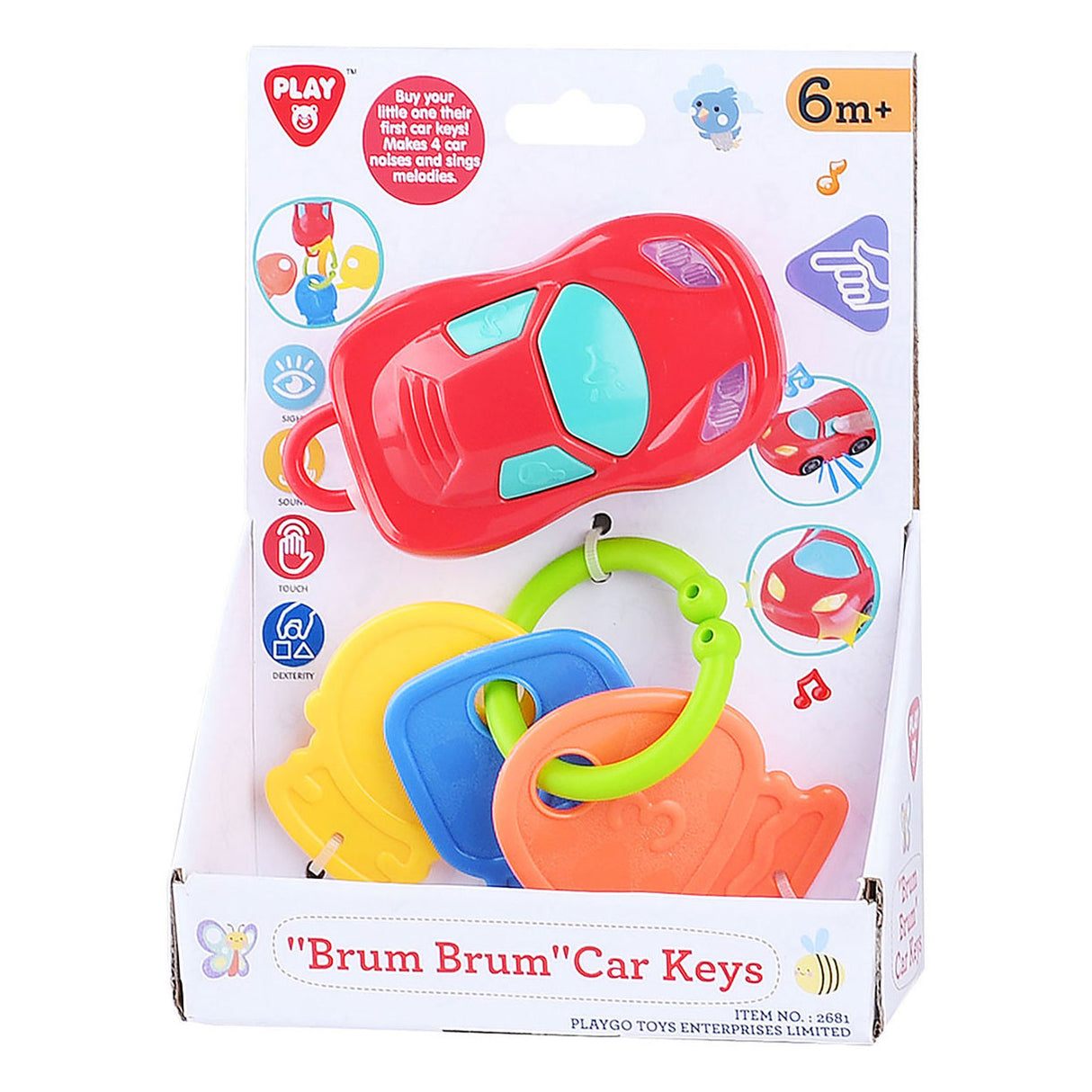 Spielen Sie Brummen Brum Car Keys, 5dlg.