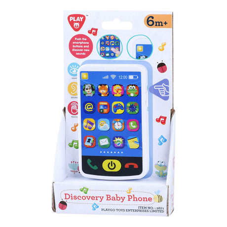 Playgo Baby-Smartphone-Spielzeug mit Ton und Licht für Kinder.