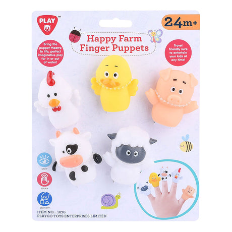 Playgo Fingerpuppen Bauernhoftiere - 5 Stk.