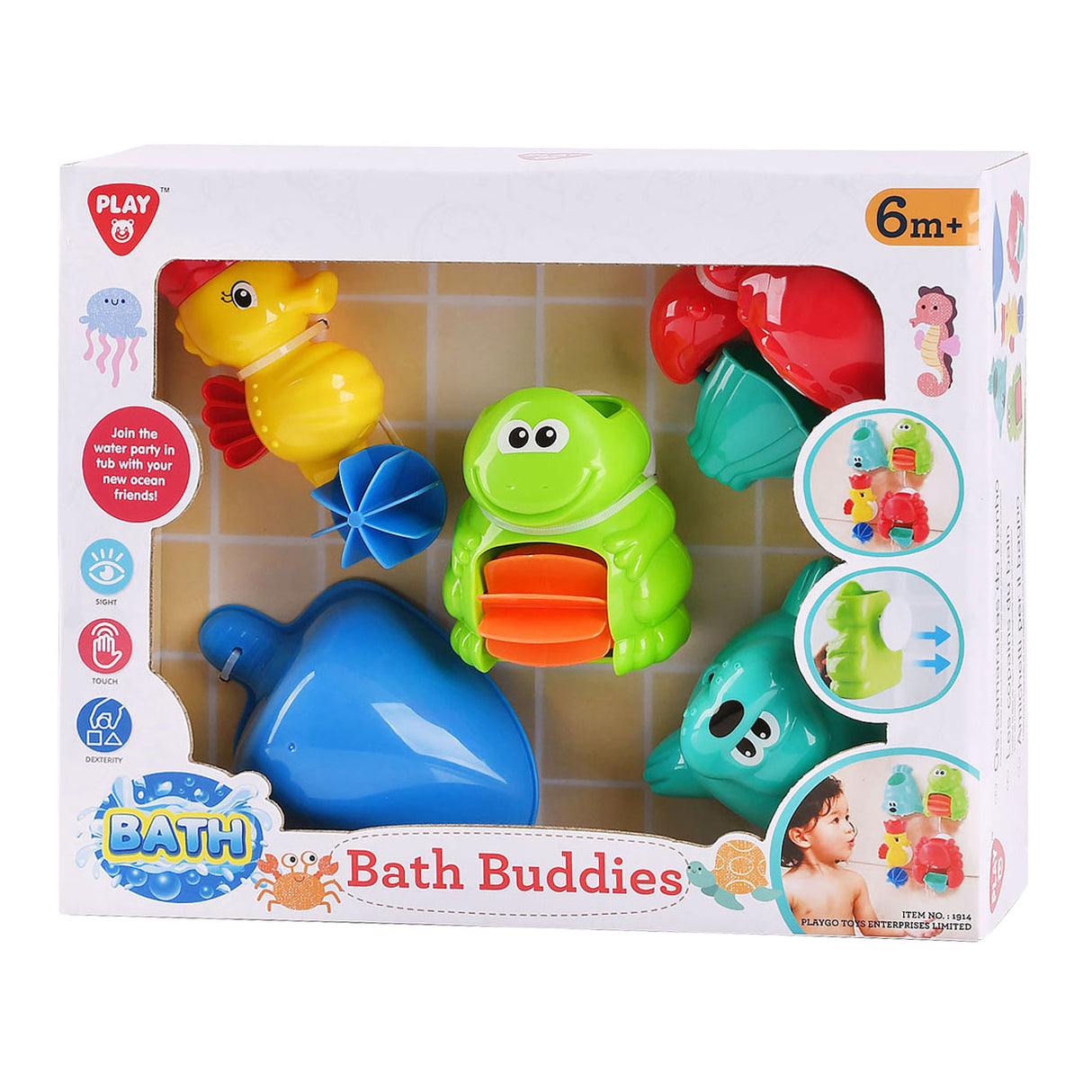 Jugar juguetes para el baño