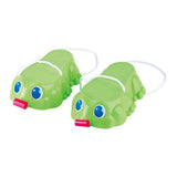 Spiellaufklötze Frosch, 2 Stück.