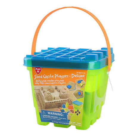 Playgo Strandset Burg mit Zubehör, 21-teilig.