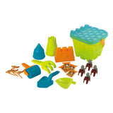 Playgo Spielstrandset Burg mit Zubehör, 21-tlg.