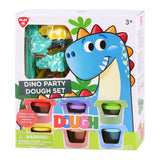 Spiel-Dino-Party-Ton-Set, 6 Tontöpfe