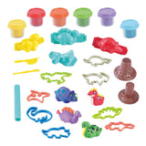 Spiel-Dino-Party-Ton-Set, 6 Tontöpfe