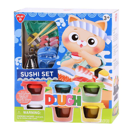 Playgo Sushi-Ton-Set – 6 Tontöpfe
