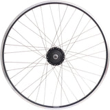 Hinterrad 28 Nexus 8 Rollerbrake -Hub mit schwarzen Rand und Edelstahl -Speichen
