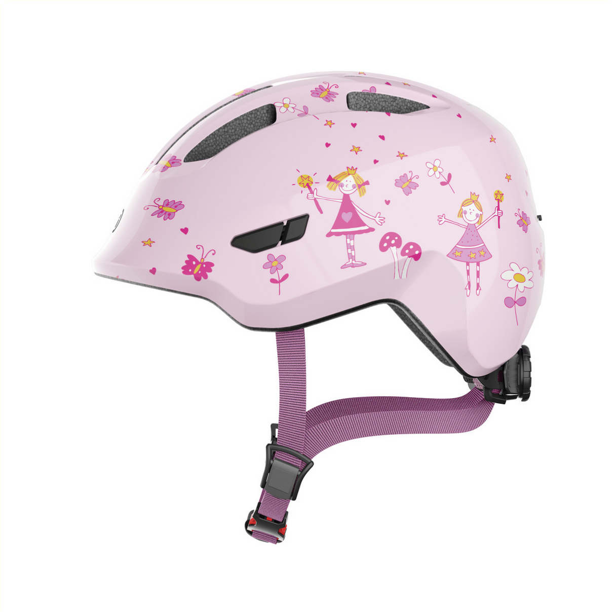 Abus helm smiley 3.0 rose princess m 50-55cm