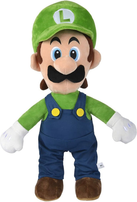 Nicotoy Kuscheltier Super Mario Luigi blau grün 50 cm