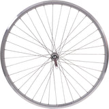 Roue avant RODI Connectez 28 622 * 19 avec des rayons rapides en acier et en acier inoxydable en argent