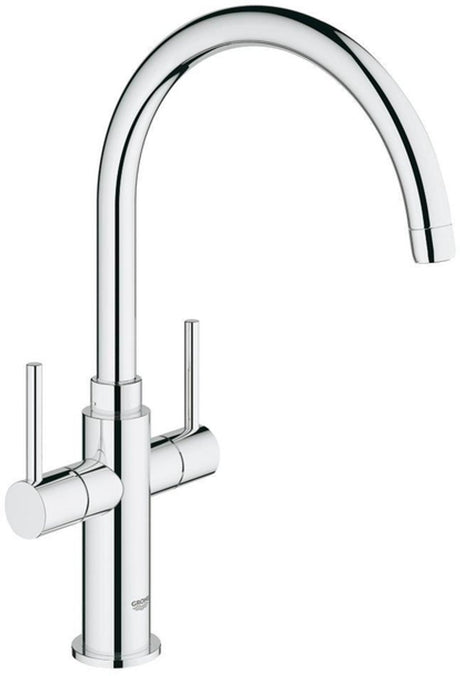 Grohe Ambi Cosmopolitan Küchenarmatur – hohes Modell – drehbarer Auslauf – Chrom