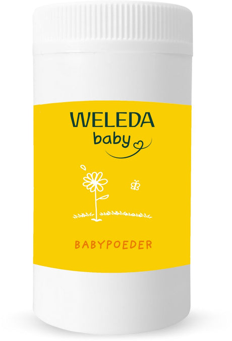 Weleda babypoeder - calendula, arnica echinacea - verzorgt beschermt geïrriteerde huidplooitjes - 100% natuurlijke ingrediënten - 20g