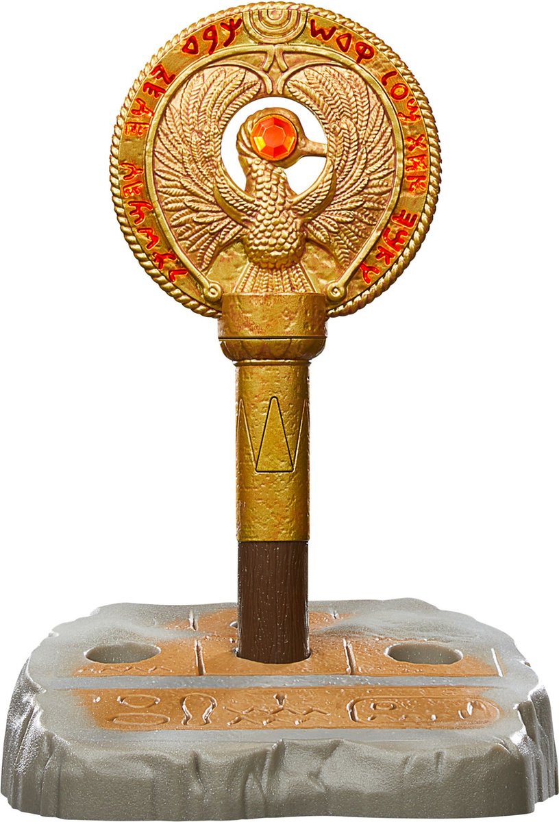 Hasbro Indiana Jones Replika-Adventure-Serie Rollenspiel-Kopfbedeckung „Stab von Ra“ (Jäger des verlorenen Schatzes), mehrfarbig