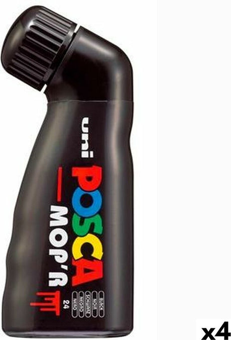 Markenloser Sans-Marque-Textmarker Posca Mop'R PC-22 Schwarz (4 Stück)