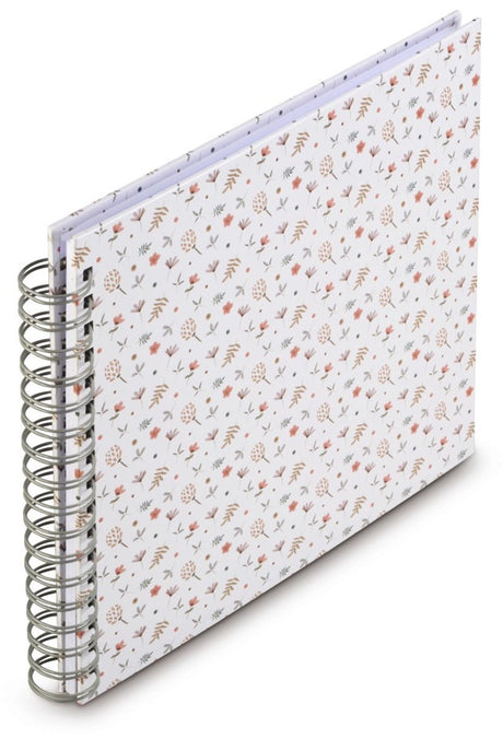 Hama spiraalalbum floral, 28x24 cm, 50 witte pagina's