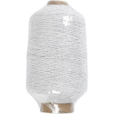 Https: www.cchobby.nl dünnes, rundes, elastisches Garn, weiß, 1500 m, 1 Rolle