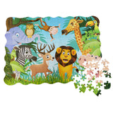 Munter dyr Jigsaw Puzzle XL 208st.