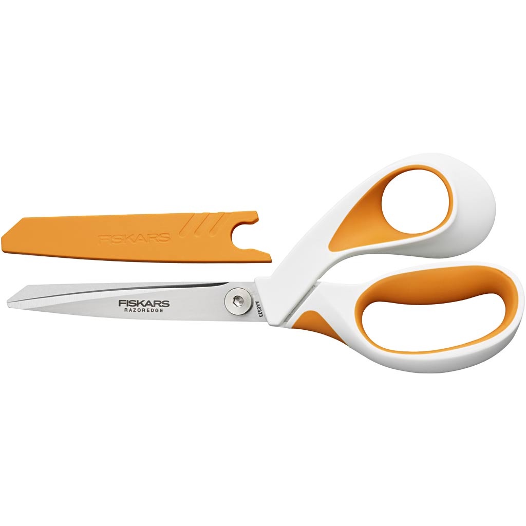 Fiskars Stoff Razoredge Softgrip®, L: 21 cm, 1 Stück
