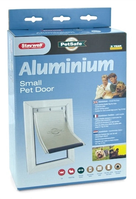 Petsafe 600 Katzenklappe Aluminium – Weiß