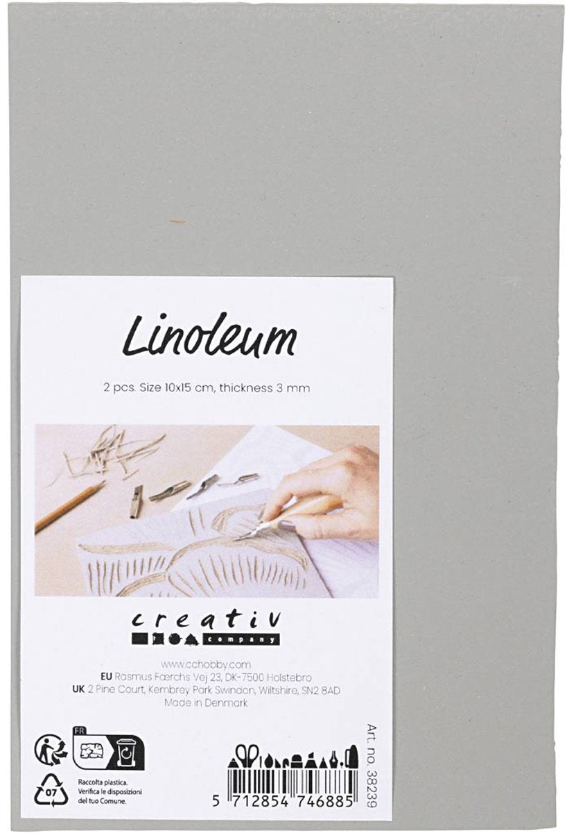 Kreativunternehmen https: www.cchobby.nl linoleum-size-10x15-cm-thickness-3-mm-gray-2-piece-1-box