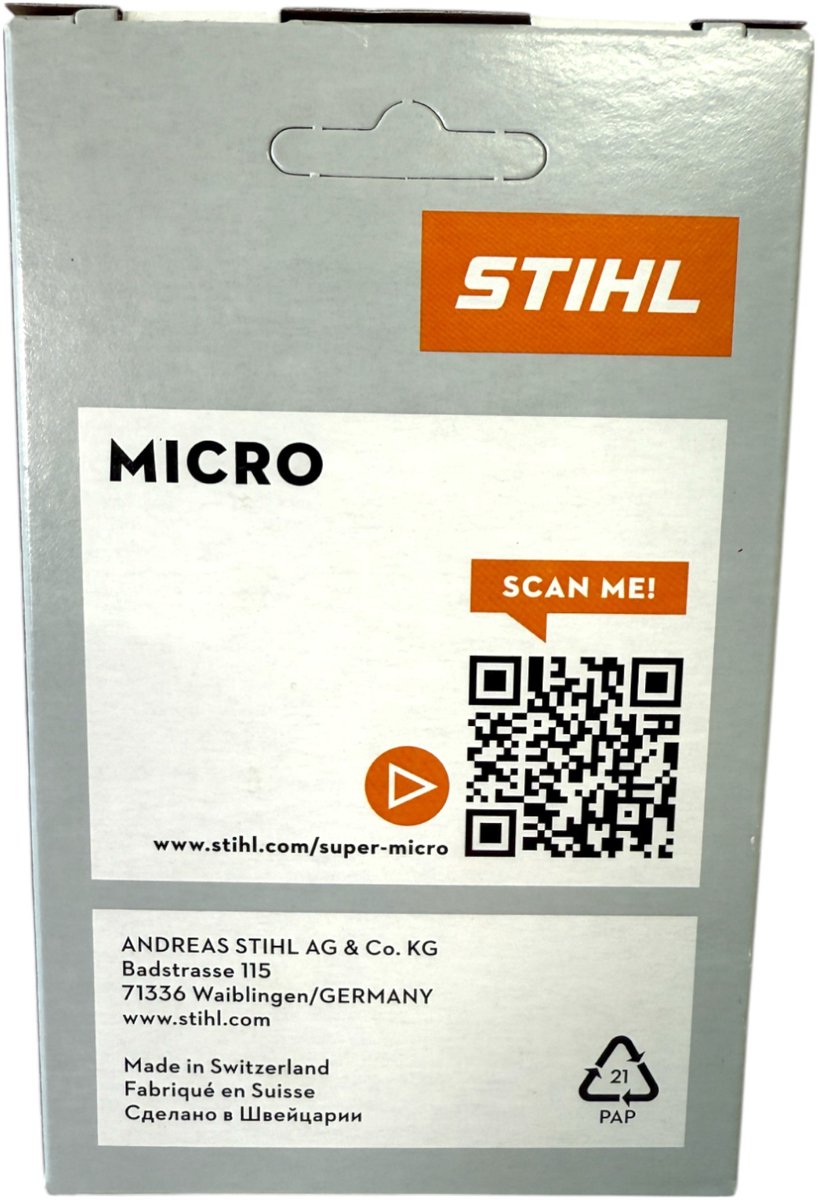 Bild Stihl Zubehör Sägekette | co micro 3 (pm3), 1 4 p, 1,1 mm, 30 cm - 36700000064