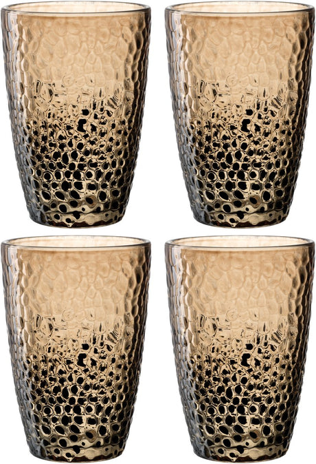 Leonardo Matera Longdrinkglas 340ml Sand - Set 4
