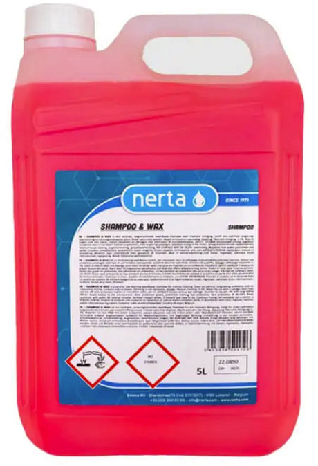 Nerta Shampoo Wachs – Autoshampoo mit Wachs – Autowachs – 5 Liter