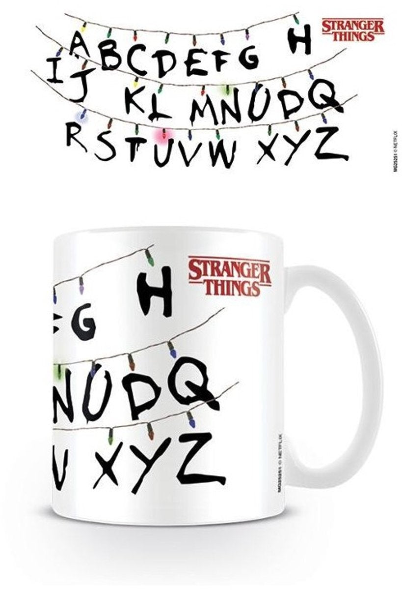 Stranger Things – Alphabet – Tasse ohne Marke ohne Marke