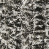 Wicotex kattenstaart deurgordijn 100x240cm zwart wit grijs