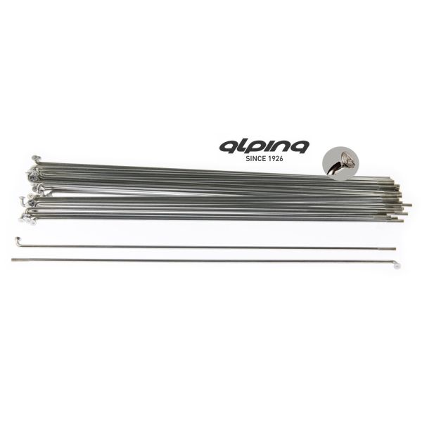 Alpina Speichen 246-13 Raggi ø2,33 mm fg 2,6 – Zink (144 Stück)
