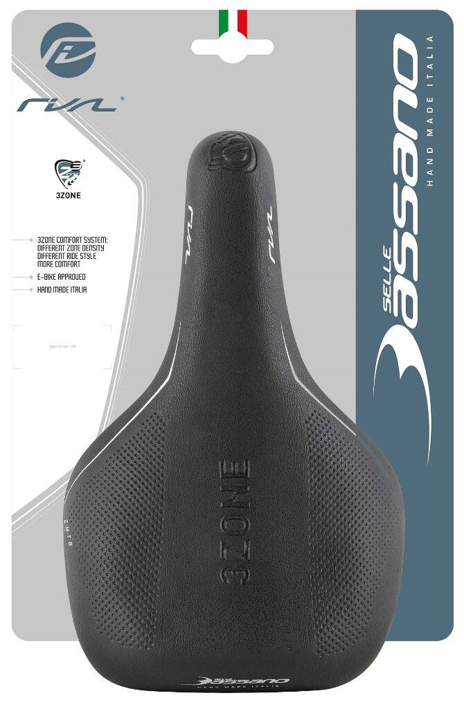 Selle Bassano Saddle SB Rivale 3Zone Sport Black