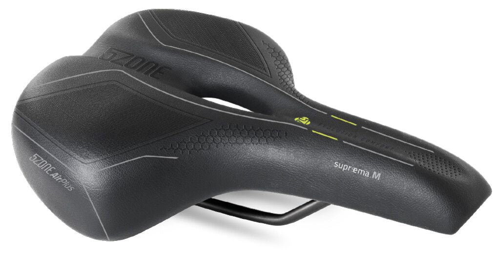 Selle Bassano Saddle Suprema 5zone el Heren Black