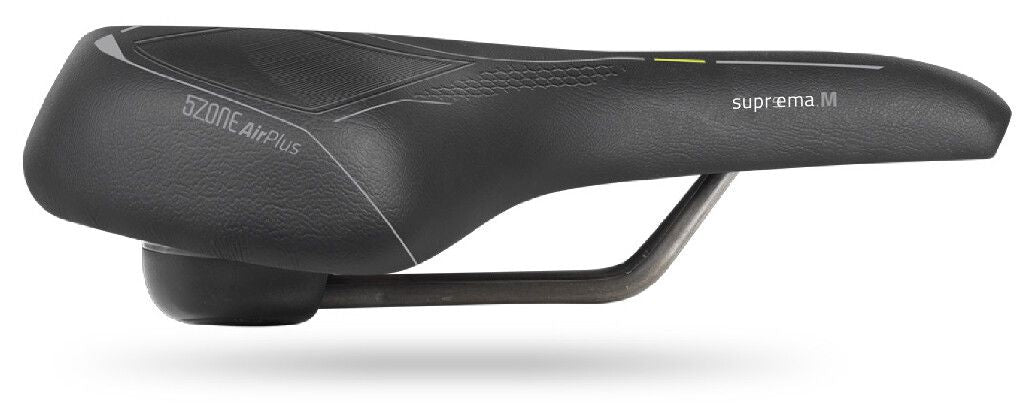 Selle Bassano Saddle Suprema 5zone el Heren Black