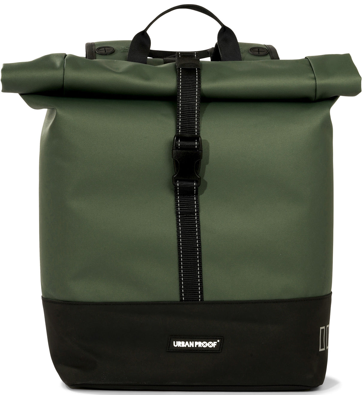 UrbanProof Urbanproof rolltop dubbele fietstas 38 liter groen