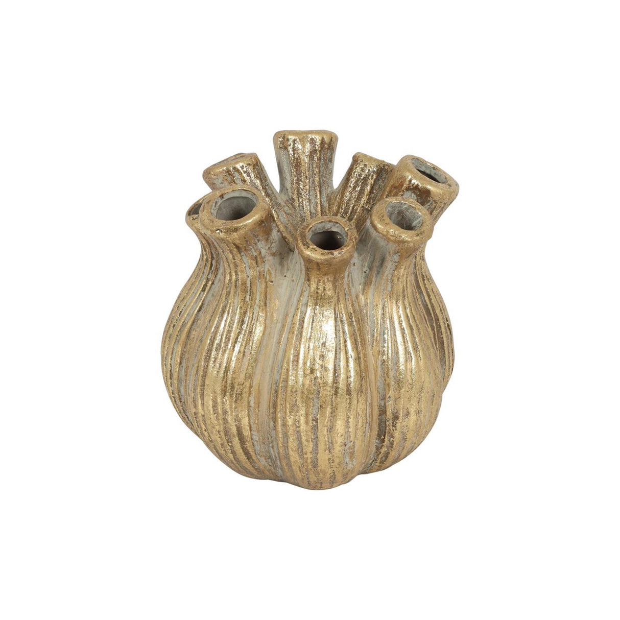 Countryfield Tulpenvase Kugel gold 13x13x13cm