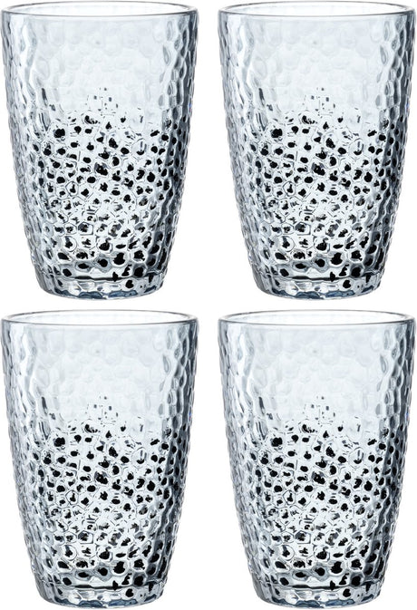 Leonardo Matera Longdrinkglas 340ml blau - Set 4