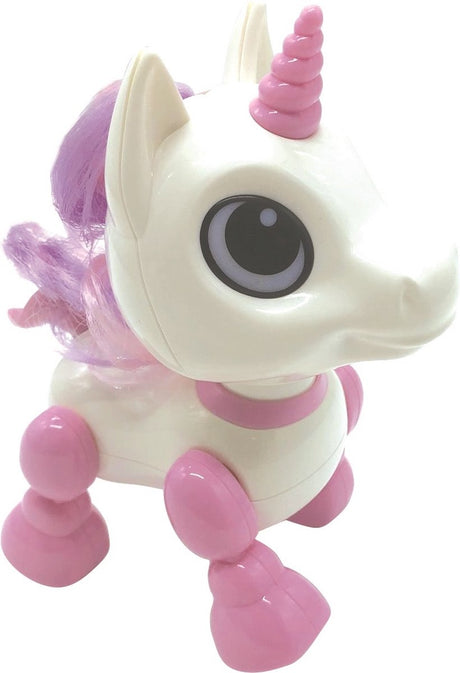 Lexibook Power Unicorn Mini – kleines Roboter-Einhorn mit Ton und Licht – rob02uni