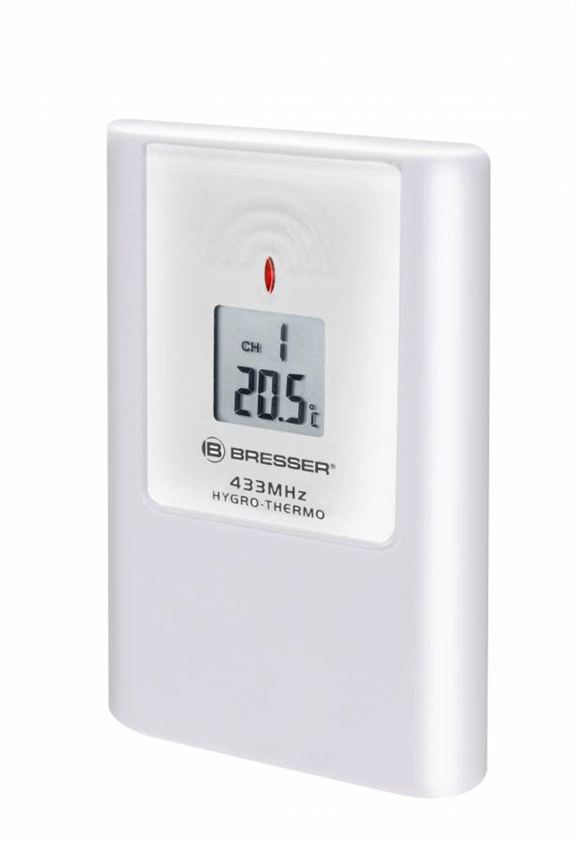 Bresser Thermo- und Hygrosensor – für drinnen und draußen – kompatibel mit verschiedenen Wetterstationen