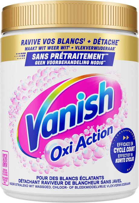 Vanish Oxi Action Fleckentferner-Pulver – weißes Wachs – 940 g