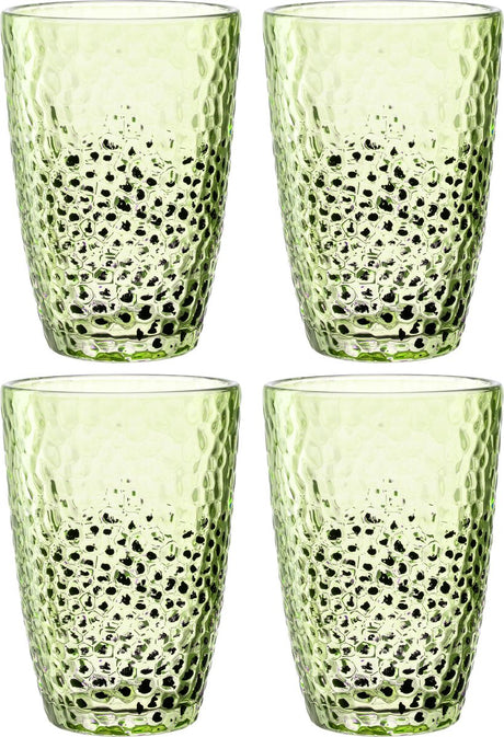 Leonardo Matera Longdrinkglas 340ml grün - Set 4