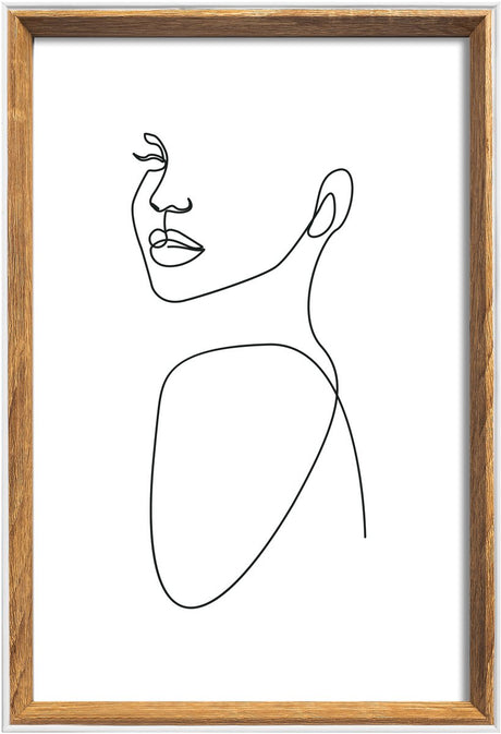 Walther Silhouette - Holzrahmen - Fotogröße 20x30 cm - Natur