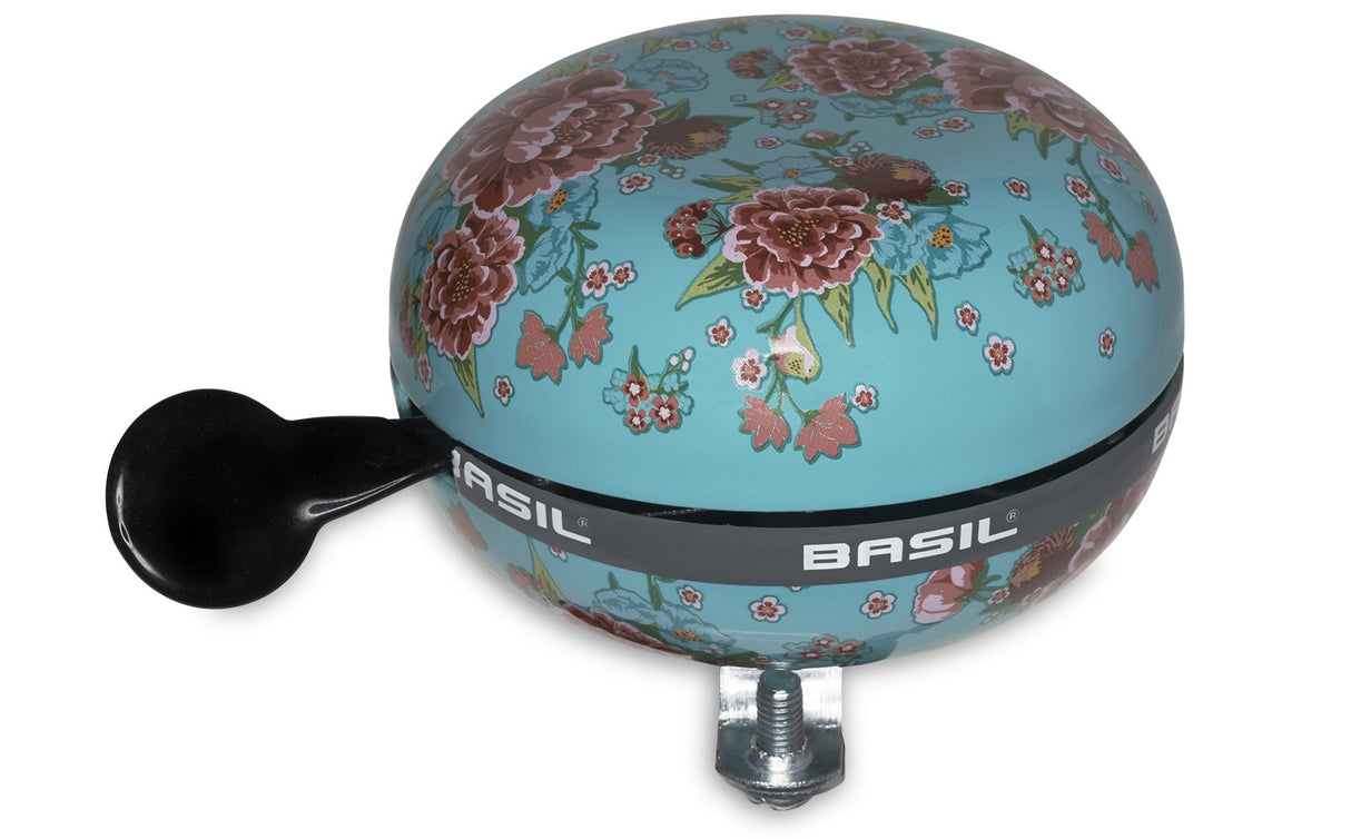 Basil Bloom - Bicycle Bell - 80 mm - Verde chiaro con fiori